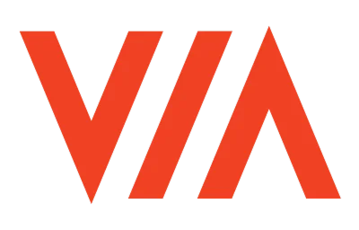 The VIA Agency logo + web link
